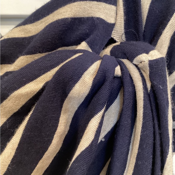 Bailey 44 Blue and White Diagonal Striped Skirt - Picture 5 of 7